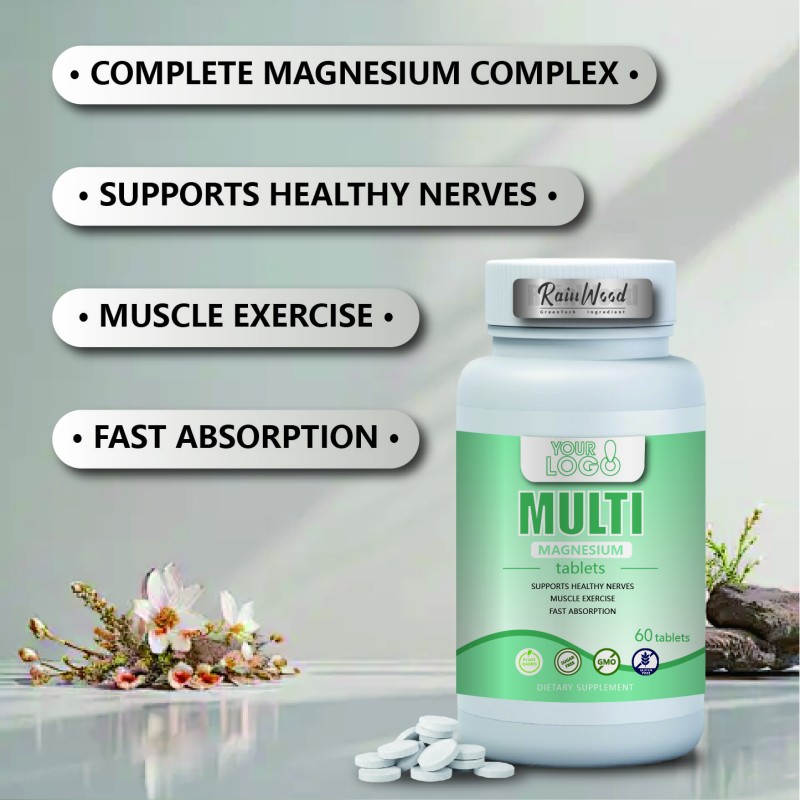 Magnesium Tablets Factory - Wholesale Multi-Magnesium Supplements