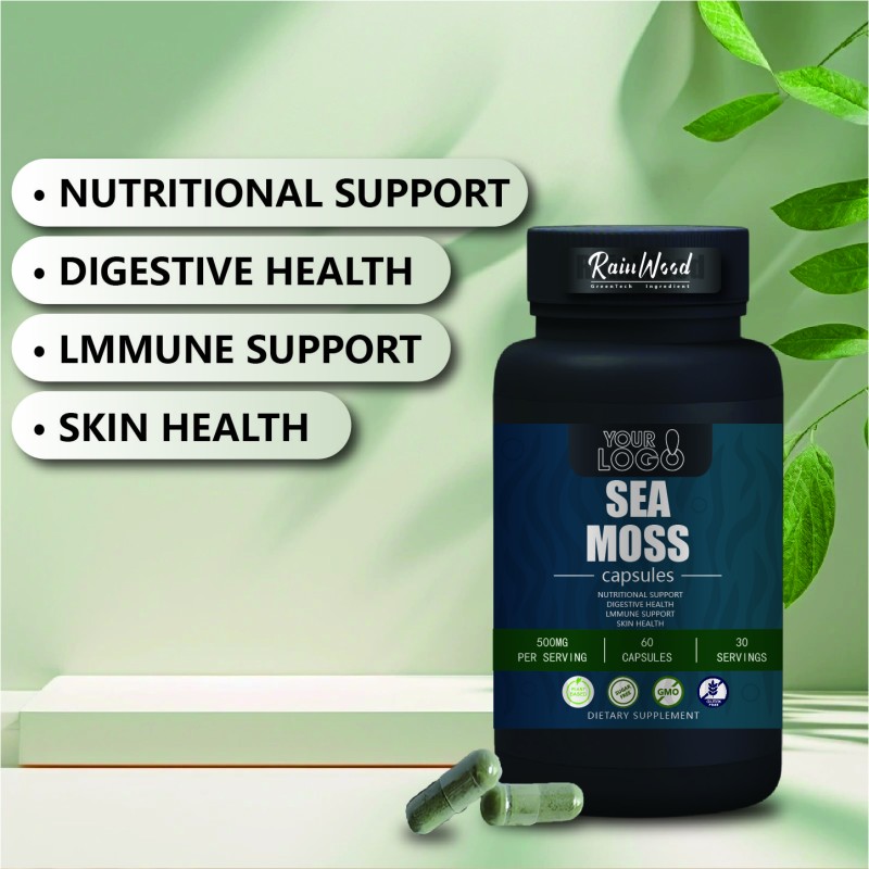 Sea Moss Capsules Factory - OEM Wholesale Organic Irish Moss Blends
