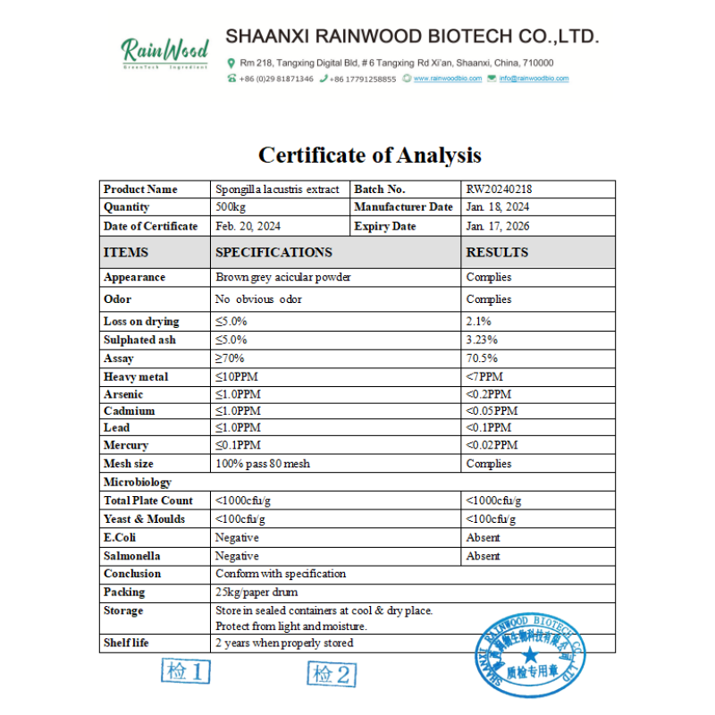 Spongilla Lacustris Powder Factory - Cosmetic Ingredient Sponge Extract