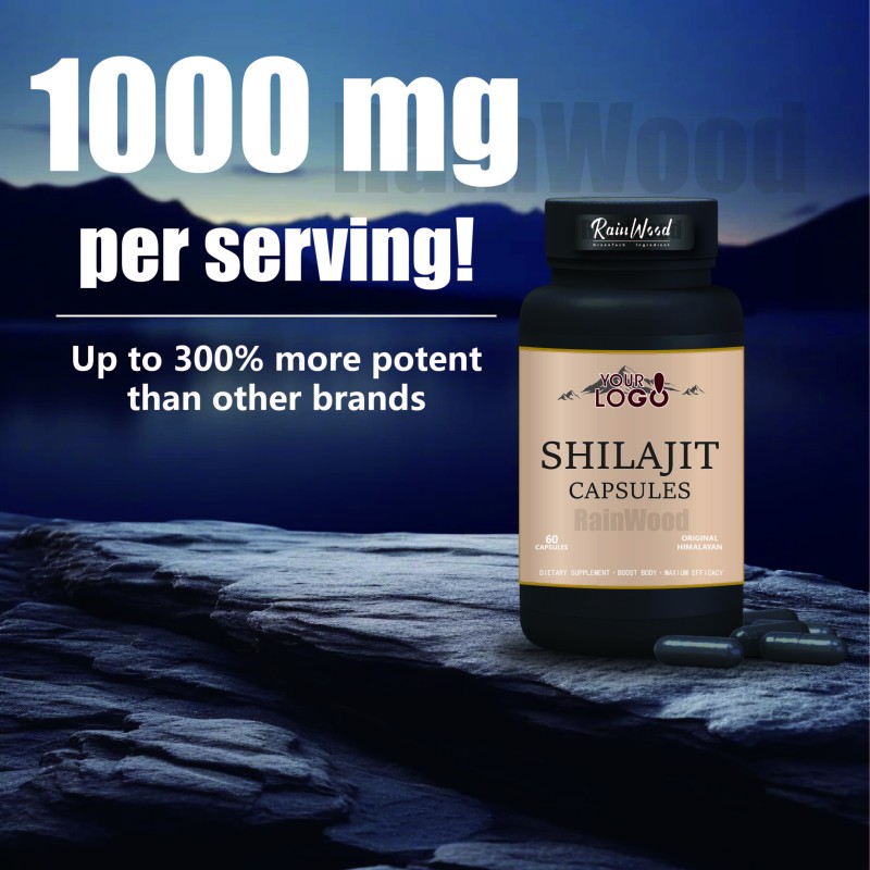 Shilajit Capsules Manufacturer - OEM Natural Extract Health Supplement
