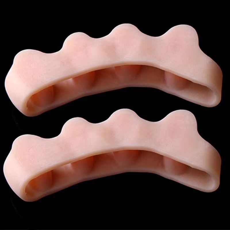 Toe Separator Factory - Customized Packing 1 Pair Silicone Gel Toe Divider Protectors SEBS