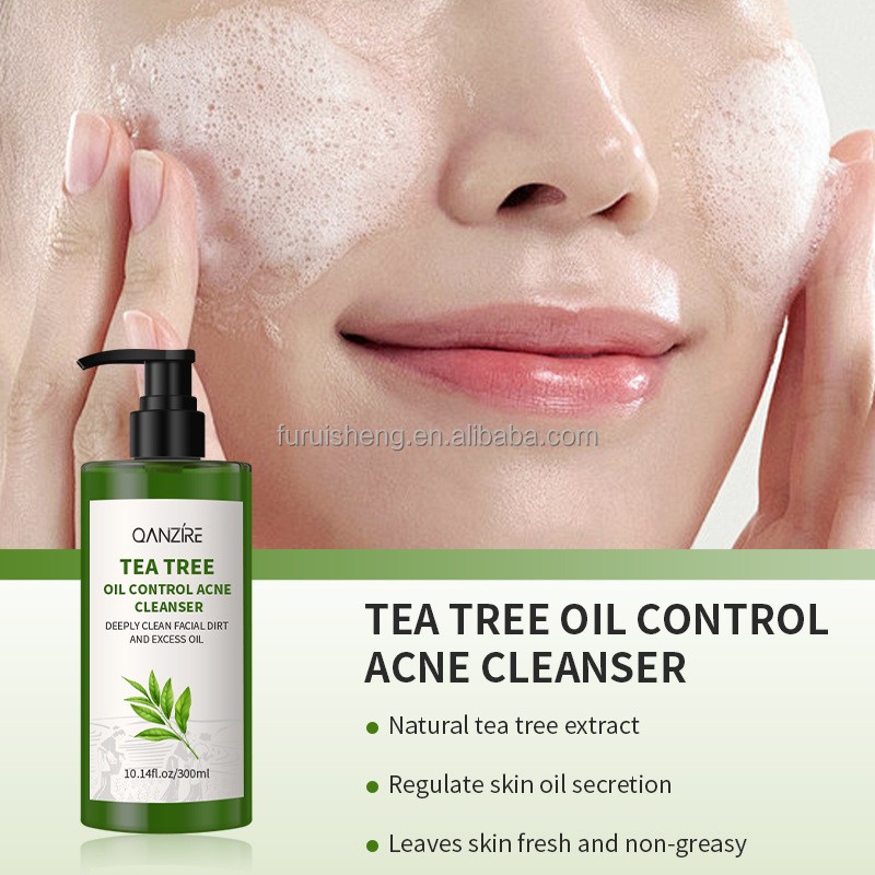 Facial Cleanser Manufacturer - 300ml Organic Hyaluronic Acid Salicylic Acid Tee Tree