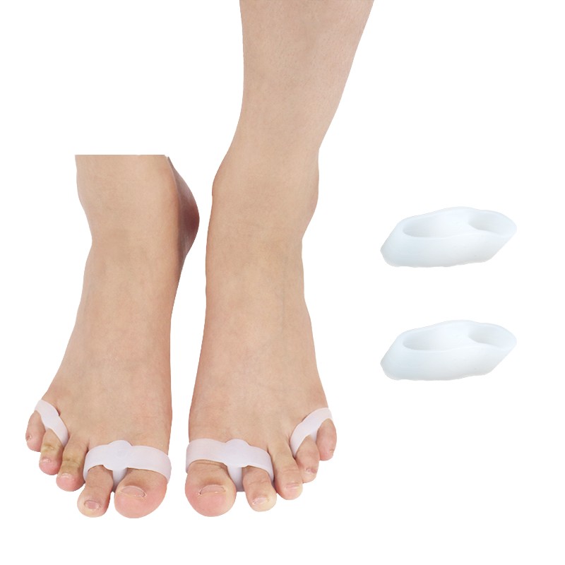 Toe Separator Factory - Customized Packing 1 Pair Silicone Gel Toe Divider Protectors SEBS