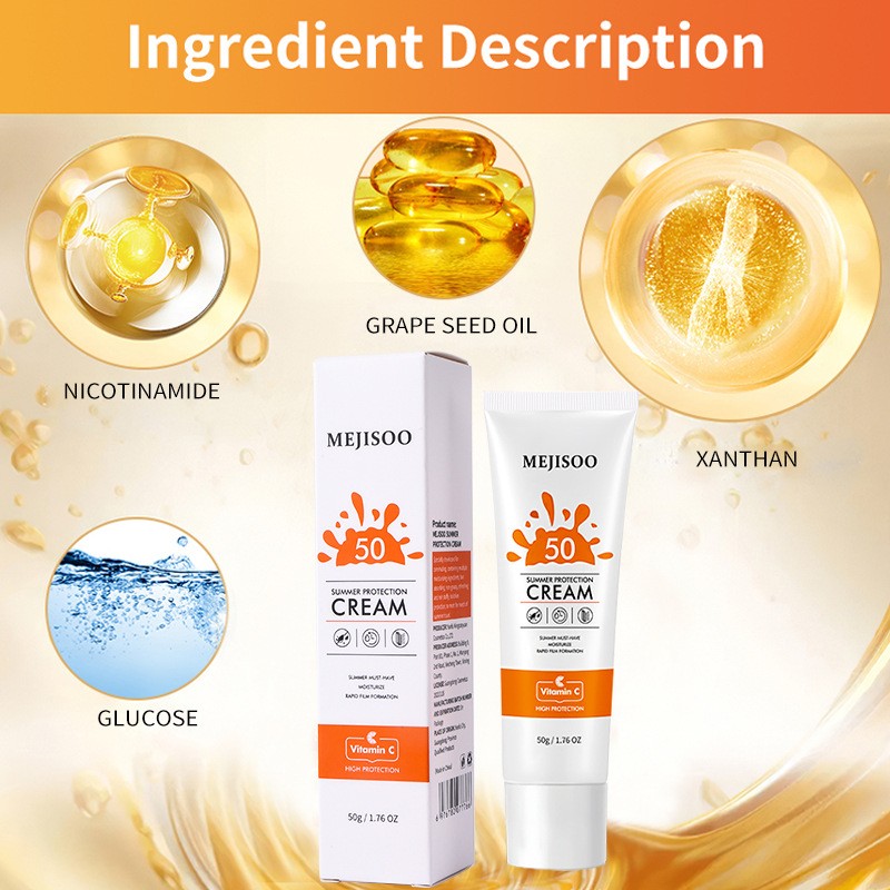 Sunscreen Cream Manufacturer - SPF 50 UV Protection Moisturizing Lotion OEM
