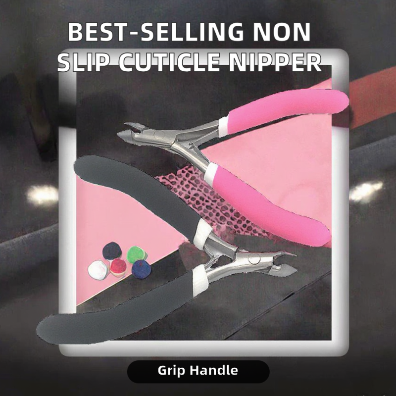 Nail Clipper Factory - OEM Custom Non Slip Handle Cuticle Nippers Toe Hand Nail Art Tools