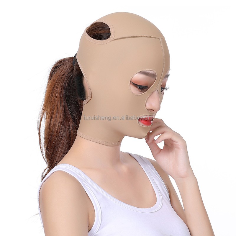 Face Lift Bandage Manufacturer - Post Operative V Face Bandage Beauty Facial Headgear Belt