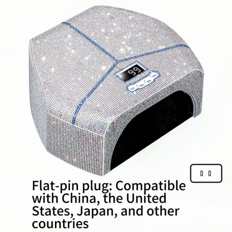 UV Nail Lamp Manufacturer - Bling Bling Professional Rechargeable UV LED Gel Portable Table