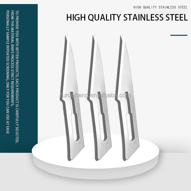 Surgical Blade Manufacturer - Factory Custom 100 Pcs Disposable Dental Carbon Stainless Steel