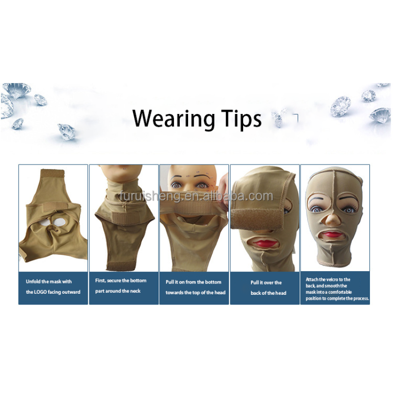 Face Slimming Belt Factory - Home Use V Face Line Anti-Wrinkle Bandage Double Chin Reduction