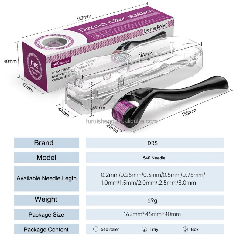 Scalp Roller Supplier - Cheaper Micro 0.5mm-1.5mm Needle Derma Roller Hair Beard Growth
