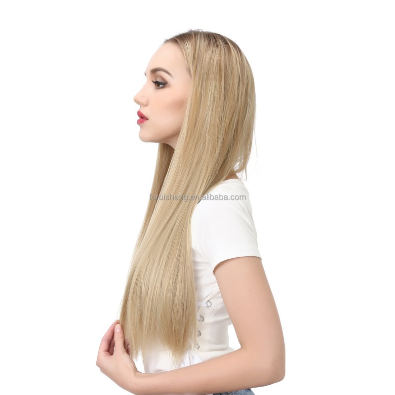Hair Extension Clip Supplier - Furtura High Temperature Heat Resistant Straight European Women