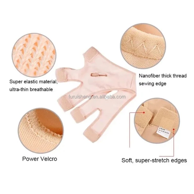 Facial Slimming Belt Supplier - Custom V Face Lifting Elasticity Breathable Comfortable