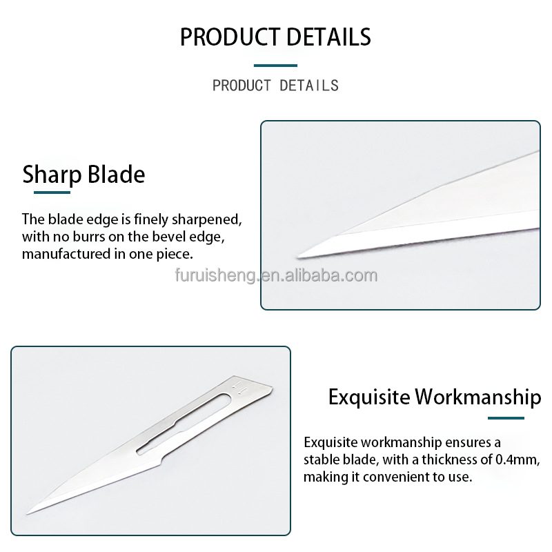 Surgical Blades Supplier - Universal Disposable Sterile Carbon Stainless Steel Dental Medical