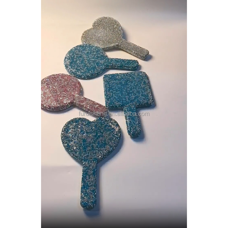 Cosmetic Mirror Supplier - Wholesale Mini Handheld Custom Logo Pink Black Pocket Vanity Mirror