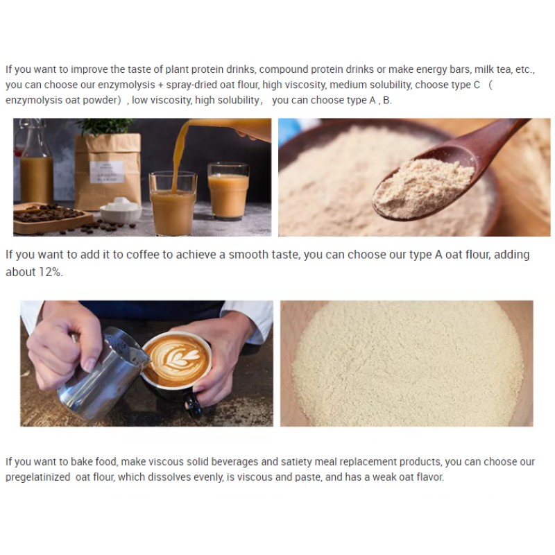 Hydrolyzed Oat Flour Manufacturer - High Quality Organic Oat Extract Powder From China