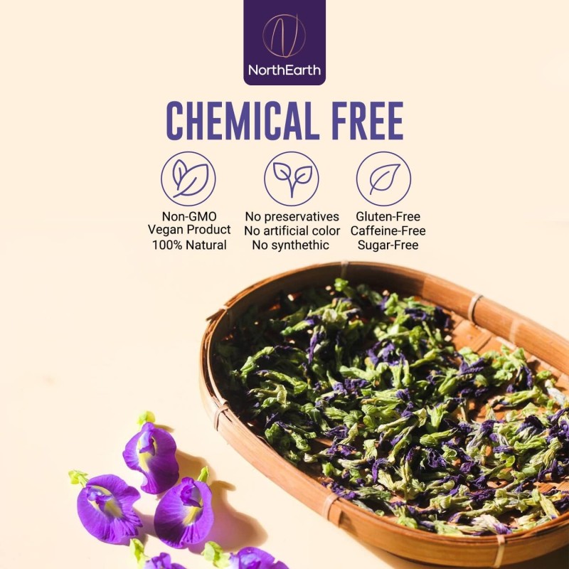 Butterfly Flower Manufacturer - Pure Natural High Quality OEM 50g 100g Butterfly Tea Flower Supply