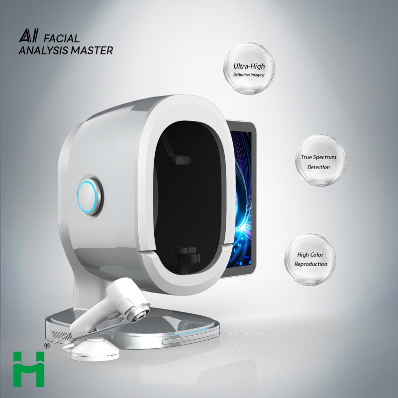 AI Skin Analysis Machine Factory - Professional 3D Imaging Moisture Oil UV Spot APP Integration