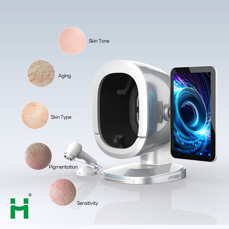 AI Skin Analysis Machine Factory - Professional 3D Imaging Moisture Oil UV Spot APP Integration