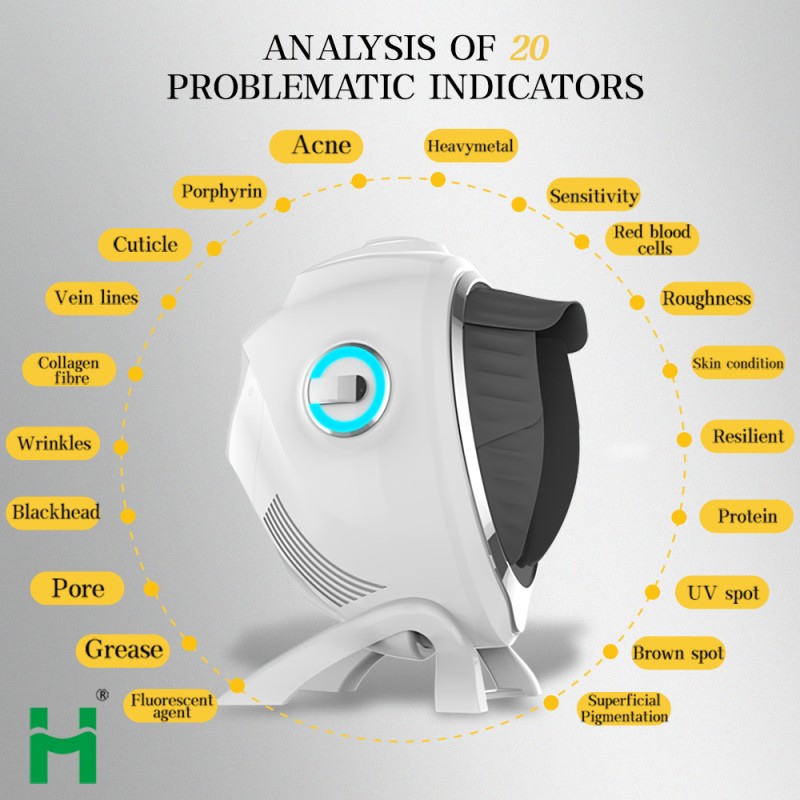 3D Skin Scanner Manufacturer - Skin Analyzer Machine Skin Type Acne Pigmentation Analysis