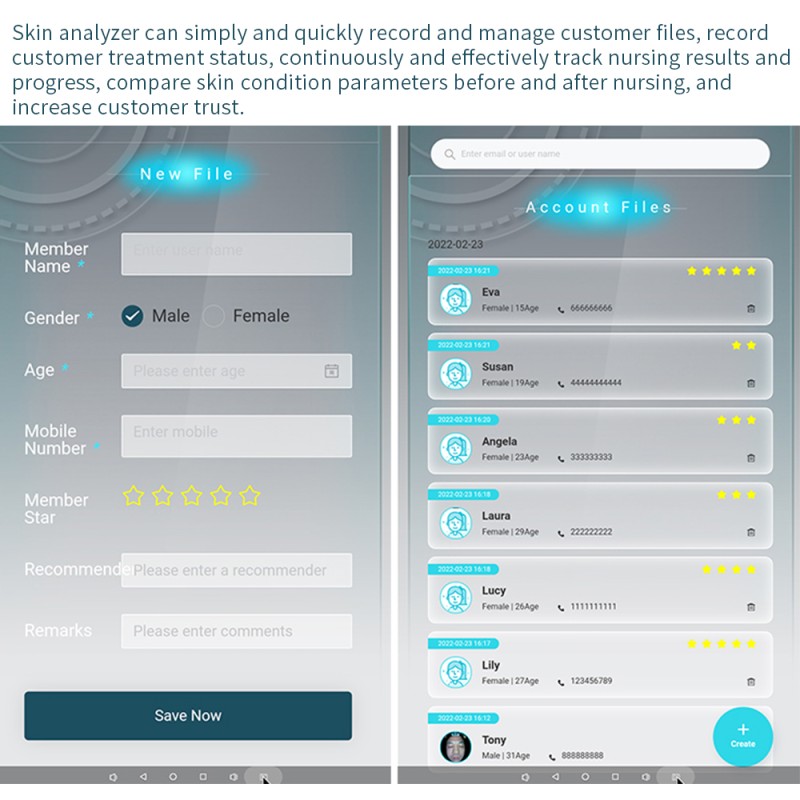 Skin Analyzer Supplier - 2024 AI Face Visia Skin 3D Equip Analyzer Facial Care Skin Test Device