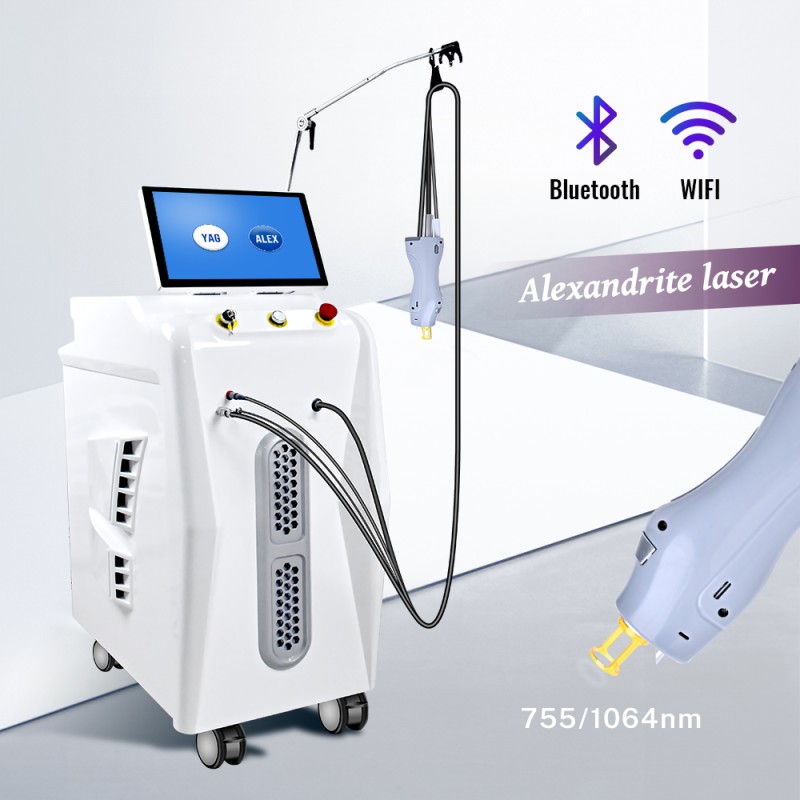 Laser Hair Removal Factory - Dual-Wavelength 755nm/1064nm Alexandrite ND YAG Combo