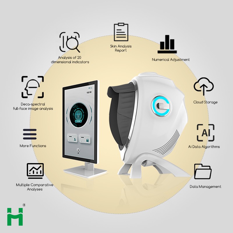 Hydro Facial Machine Manufacturer - 13-in-1 RF Ultrasound Photon Therapy Pigment Removal Skin Rejuvenation