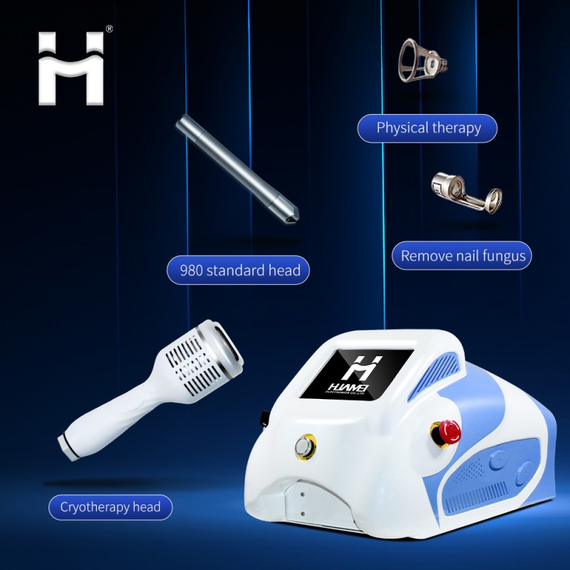 Diode Laser Factory - Huamei 980nm Physiotherapy Machine Nail Fungus Removal Veins Removal Laser