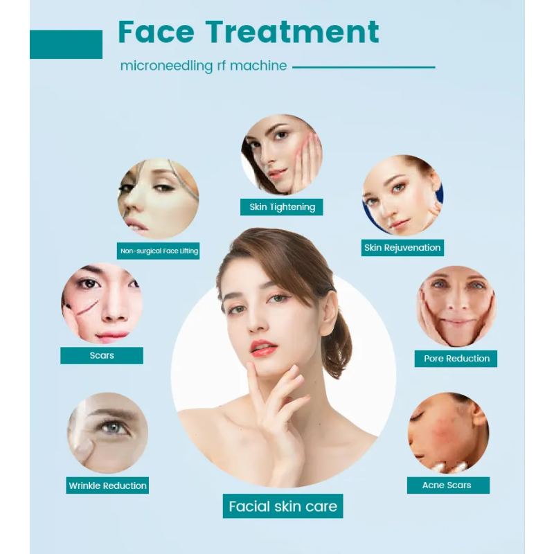 RF Microneedling Manufacturer - Huamei CE TUV 3 in 1rf Microneedling Skin Tightening Microneedle