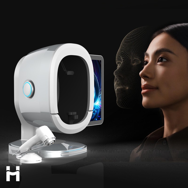 AI Skin Analysis Machine Factory - Professional 3D Imaging Moisture Oil UV Spot APP Integration