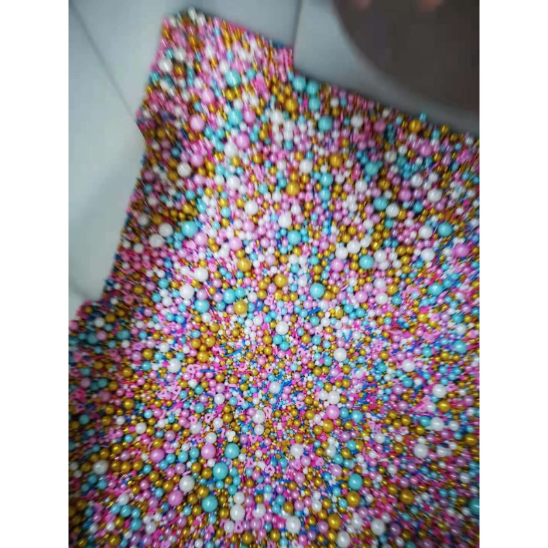 Sugar Pearl Sprinkles Manufacturer - Edible Cartoon Sugar for Donut Cake Bread