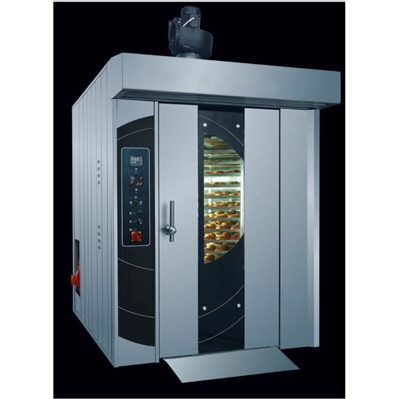 Bread Bake Machine Manufacturer - 32 Tray Rack Rotary Oven for Bakery