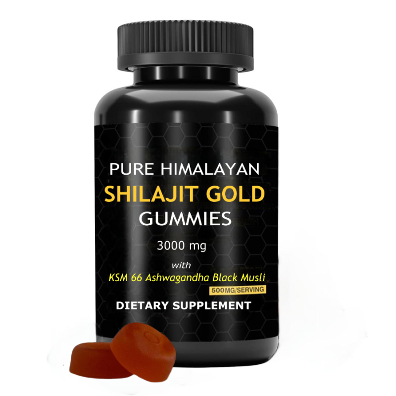 Shilajit Gummies Supplier - OEM Organic Himalayan with Ashwagandha Minerals