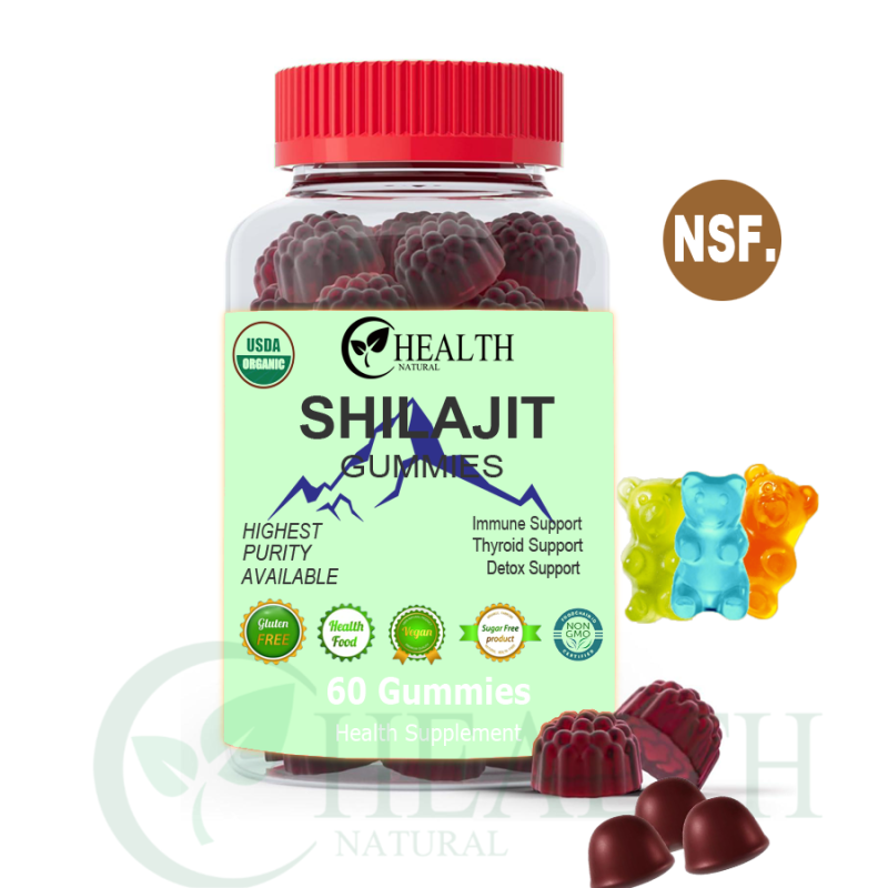 Shilajit Gummies Supplier - OEM Organic Himalayan with Ashwagandha Minerals