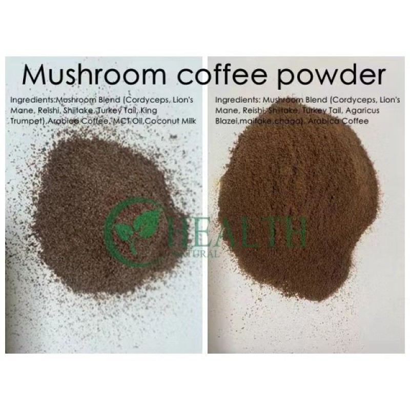 Mushroom Coffee Powder Manufacturer - Certified Private Label Instant Energy Support
