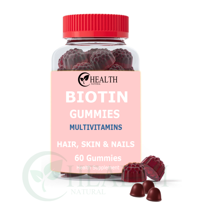 Biotin Gummies Factory - Hair Growth Bear Vitamins Adult Immune Support