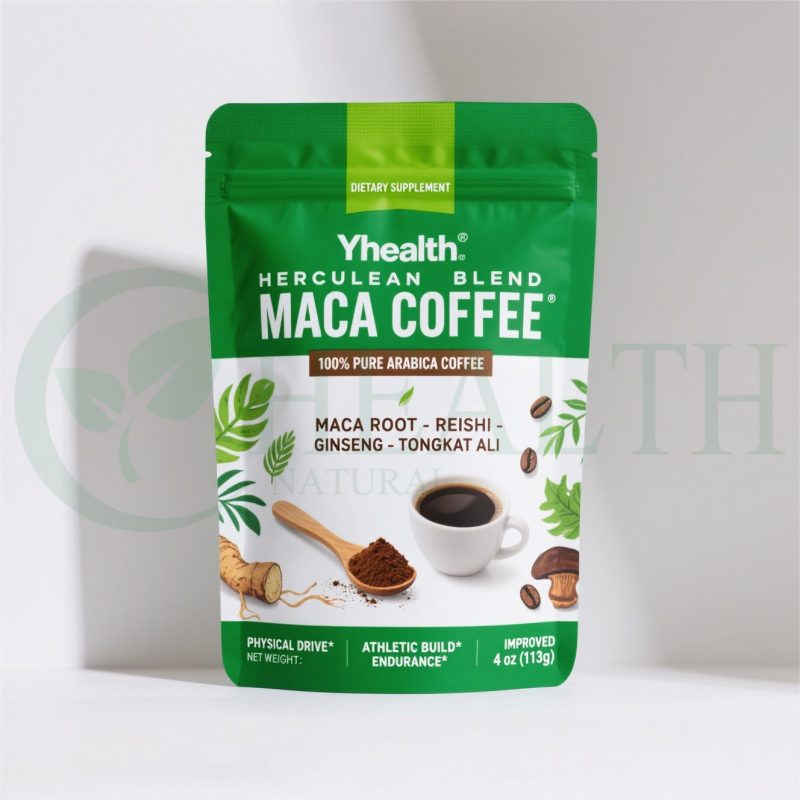 Maca Coffee Powder Supplier - Cream Flavor Instant Herbal Supplement for Men