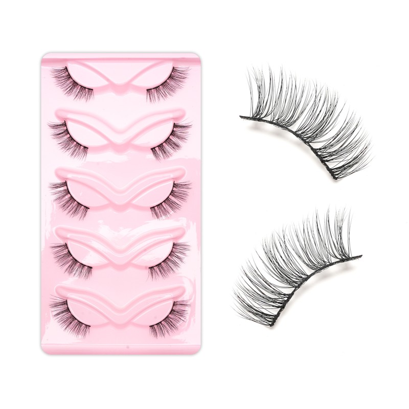 False Eyelashes Supplier - European American Fox Eye 5D Fluffy Thick Curly Mink