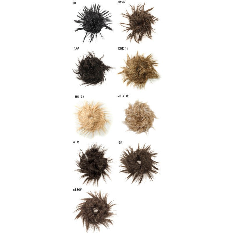 Hair Extension Supplier - European American Women's Chic Messy Synthetic Curly Wavy