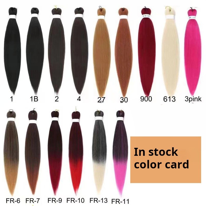 Hair Extensions Factory - Wholesale 26 Inch 300g 3X3 Synthetic Pre-Stretched Hot Water
