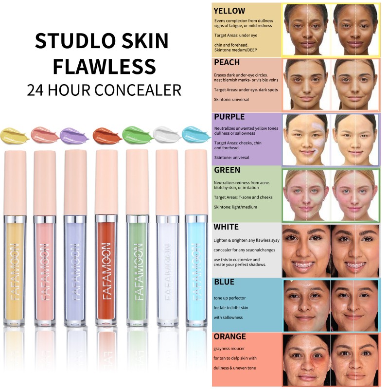 Concealer Stick Manufacturer - All-Day Multicolor Mineral Self-Branded Liquid Moisturizing