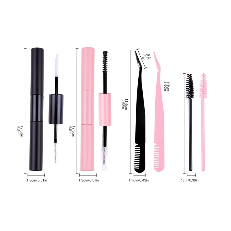 Eyelashes Set Manufacturer - New DIY Large Capacity 12-Row Sectional with Tweezers