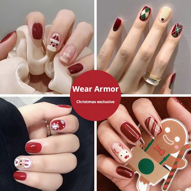 Nail Art Sheets Manufacturer - Wholesale 2024 Red Series Christmas Exclusive ABS