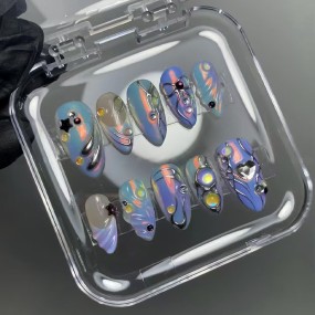 Ballerina Nails Manufacturer - Wholesale Custom 3D High Quality French Pointed ABS