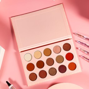 Eye Shadow Palette Supplier - 15-Color Crocodile Glitter Matte Waterproof Vegan