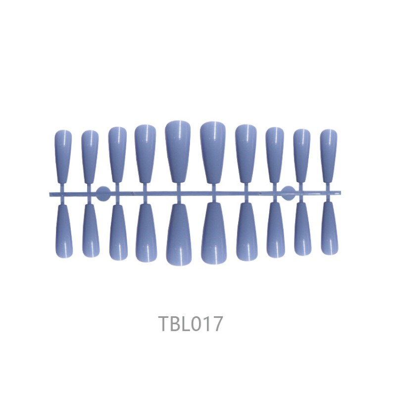 False Nails Supplier - 20-Piece Long Ballet with ABS Coffin Almond Patterns