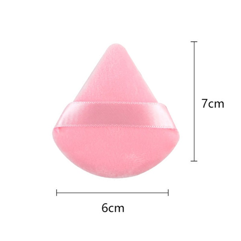 Cotton Puff Supplier - Beauty Planet Soft Triangle Customized Loose Powder Sponge