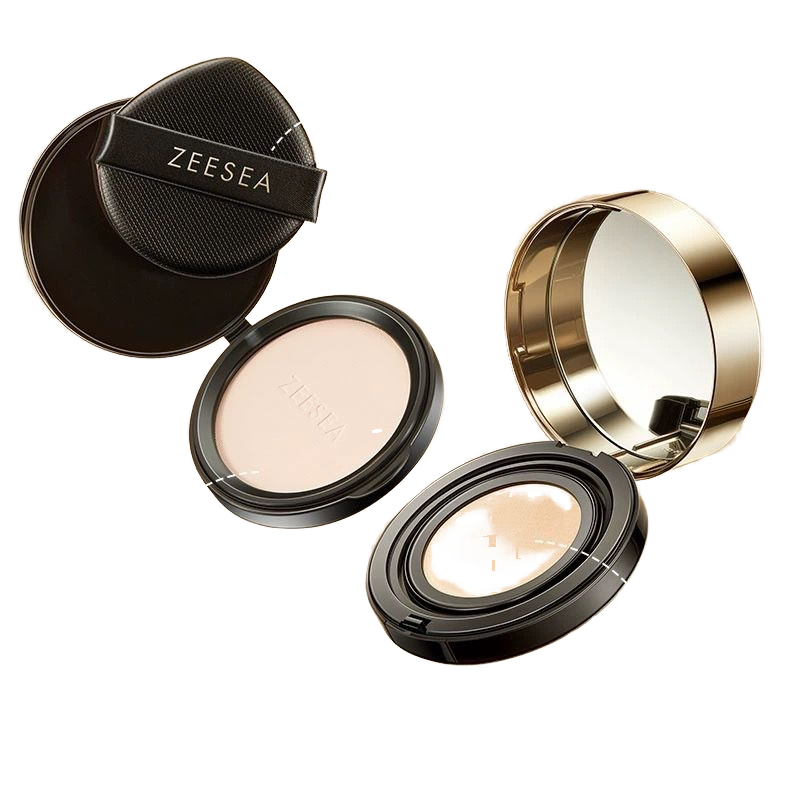 Cushion Foundation Factory - Free Brand ZS Black Truffle Essence Double Cushion Oil Control