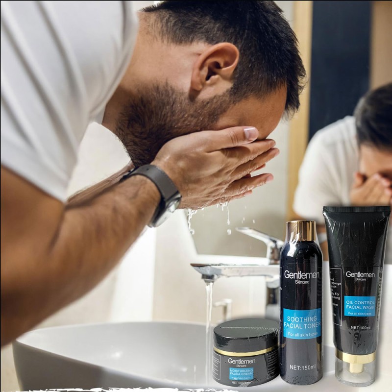 SkinCare Kit Manufacturer - Private Label Men's Oil Control Anti-Acne Acid Face Wash Moisturizing