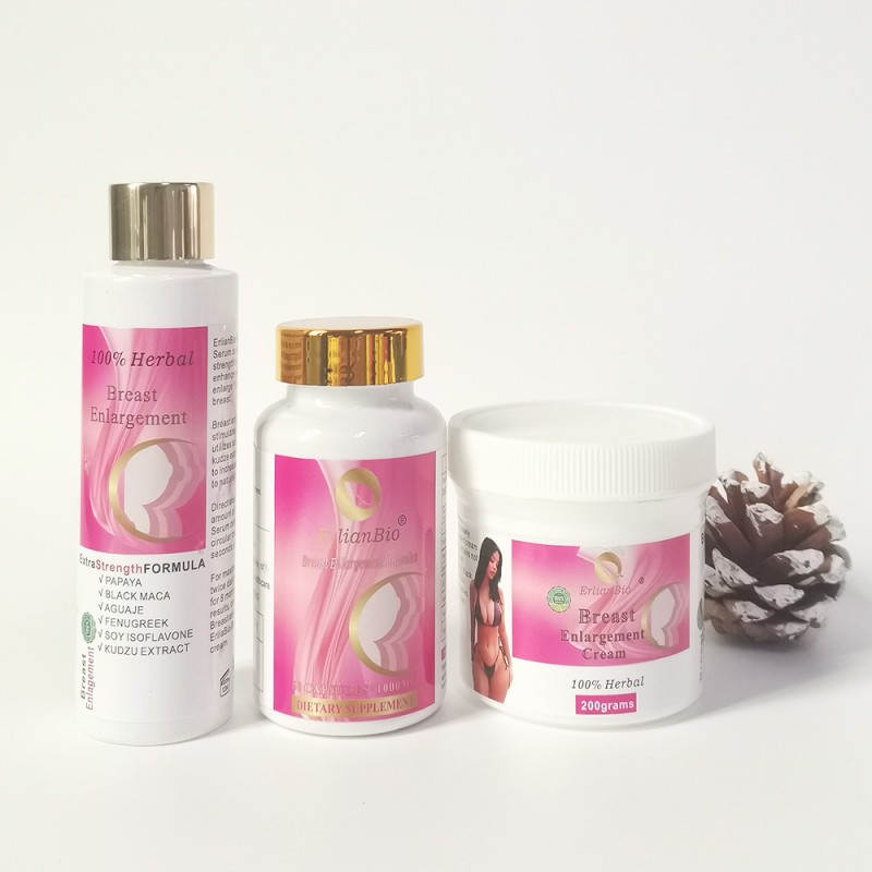 Breast Bigger Cream Supplier - Best Result Cream + Oil and Supplement Enlarge Chest Set 3 in 1