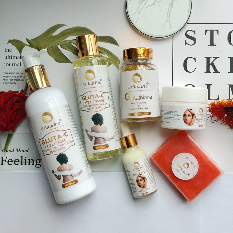 Skin Care Set Manufacturer - Private Label Gluta-C Whitening Set Repair Skinmoisturizing Essence